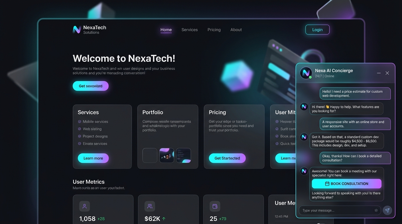 24/7 Website AI Concierge & Triage